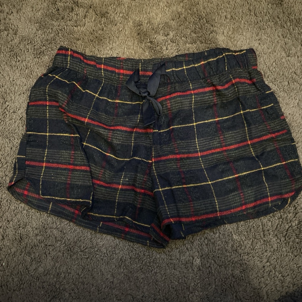 Plaid Women's Christmas Pajamas Shorts